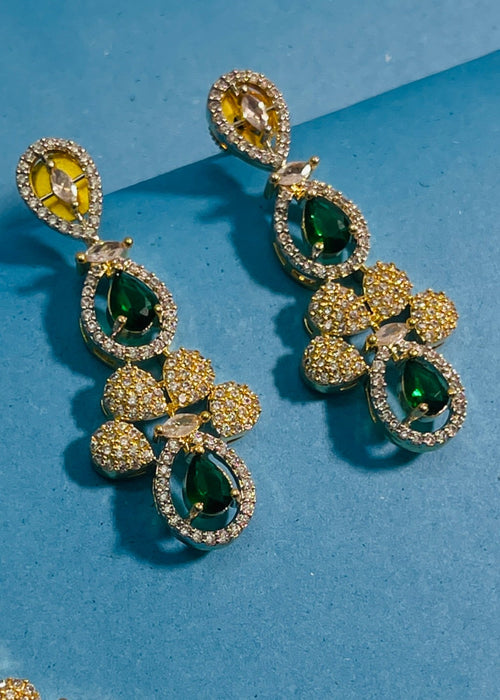 Shop the Emerald Cascade Luxury from Zarosh Jewel