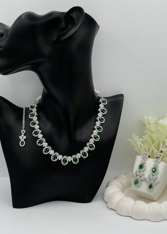 Shop the Emerald Cascade Luxury from Zarosh Jewel