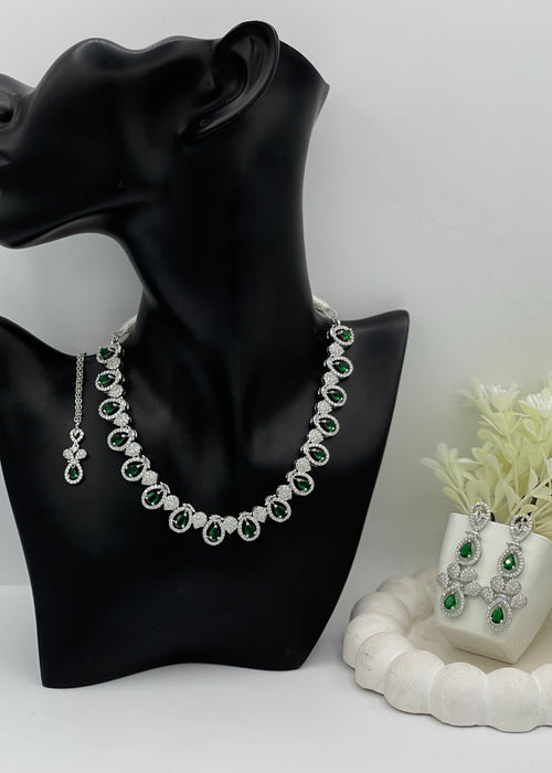 Shop the Emerald Cascade Luxury from Zarosh Jewel
