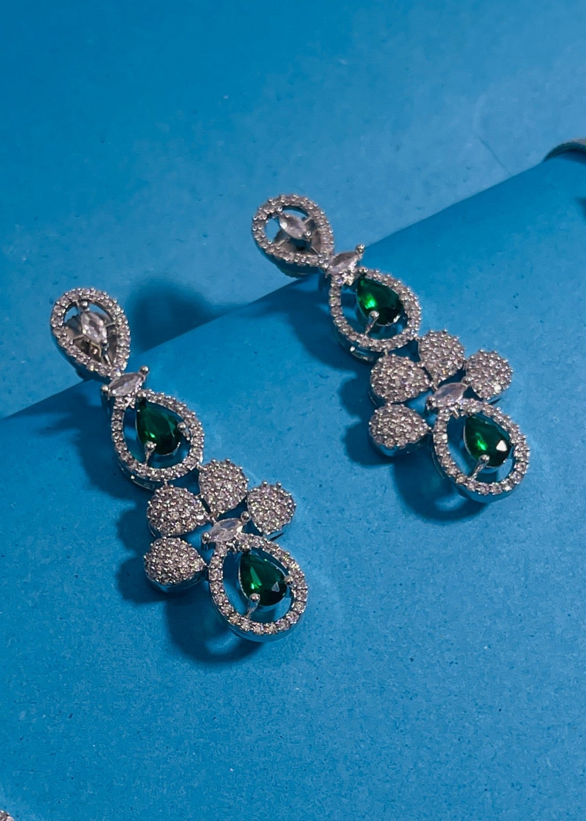 Shop the Emerald Cascade Luxury from Zarosh Jewel