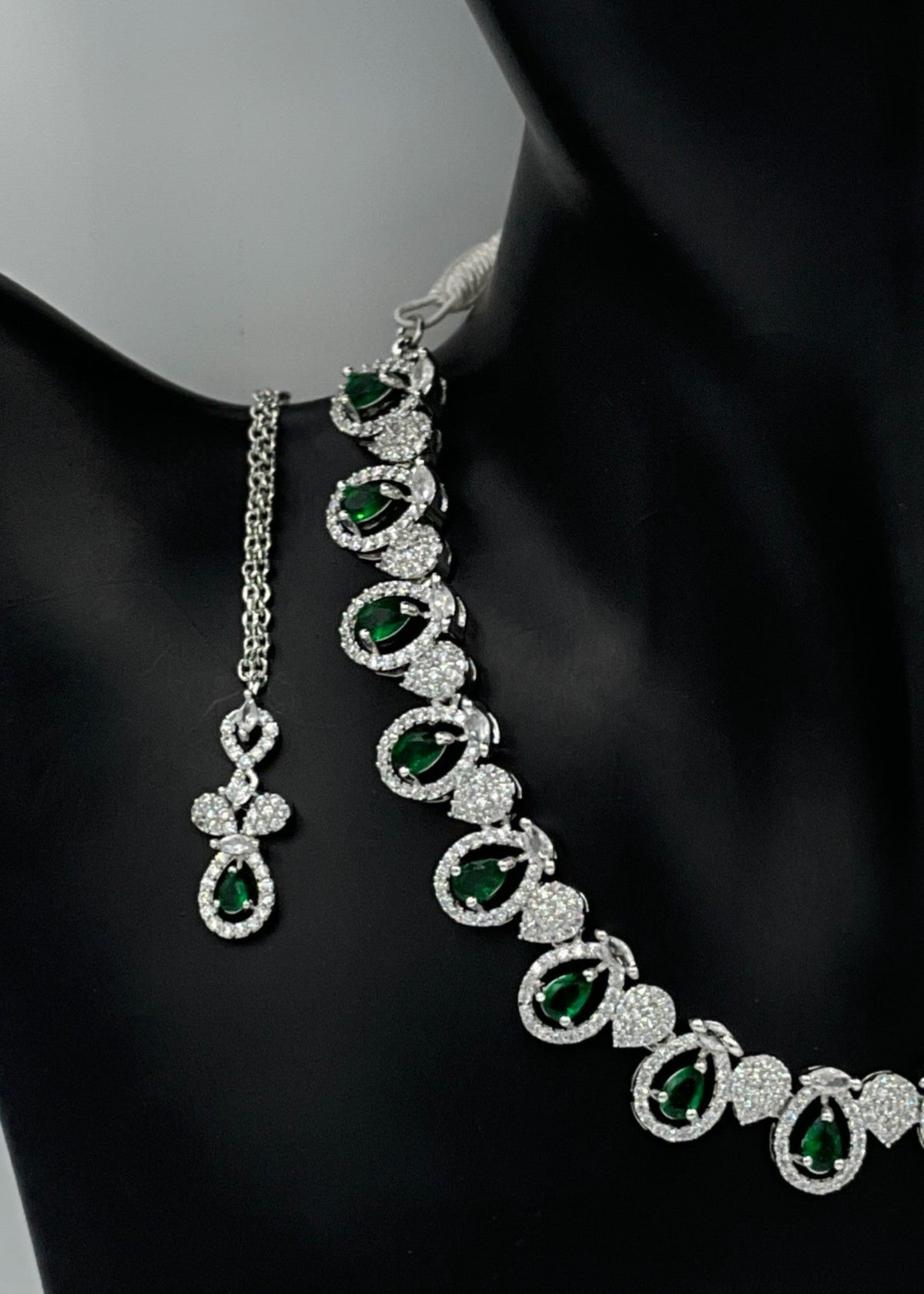 Shop the Emerald Cascade Luxury from Zarosh Jewel
