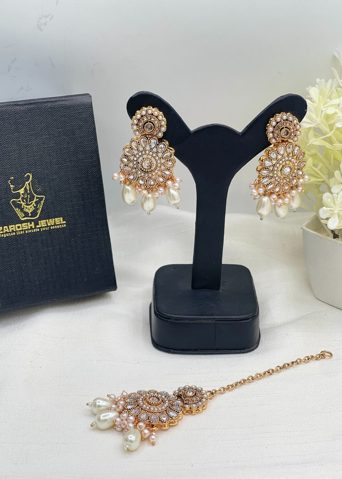 Shop the Emma Earrings Tikka from Zarosh Jewel