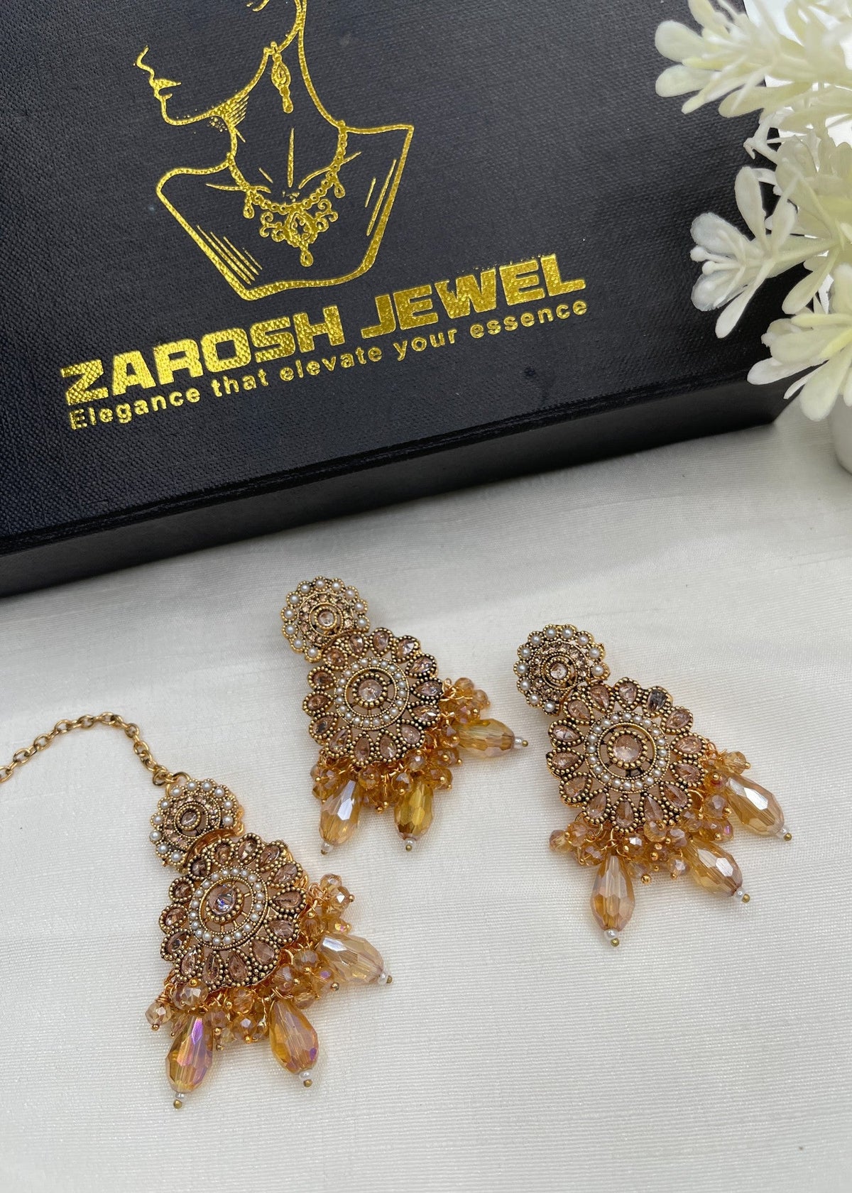 Shop the Emma Earrings Tikka from Zarosh Jewel