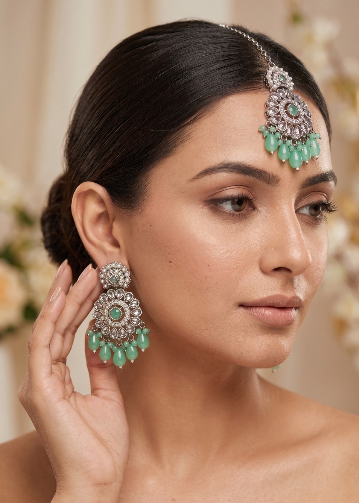 Shop the Emma Earrings Tikka from Zarosh Jewel