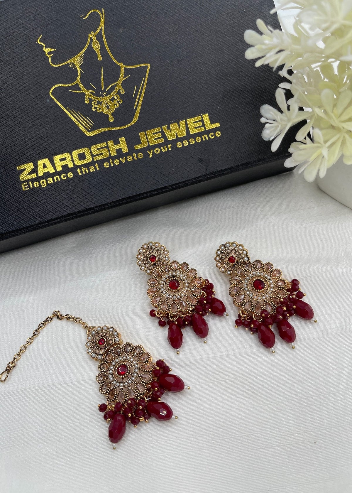 Shop the Emma Earrings Tikka from Zarosh Jewel
