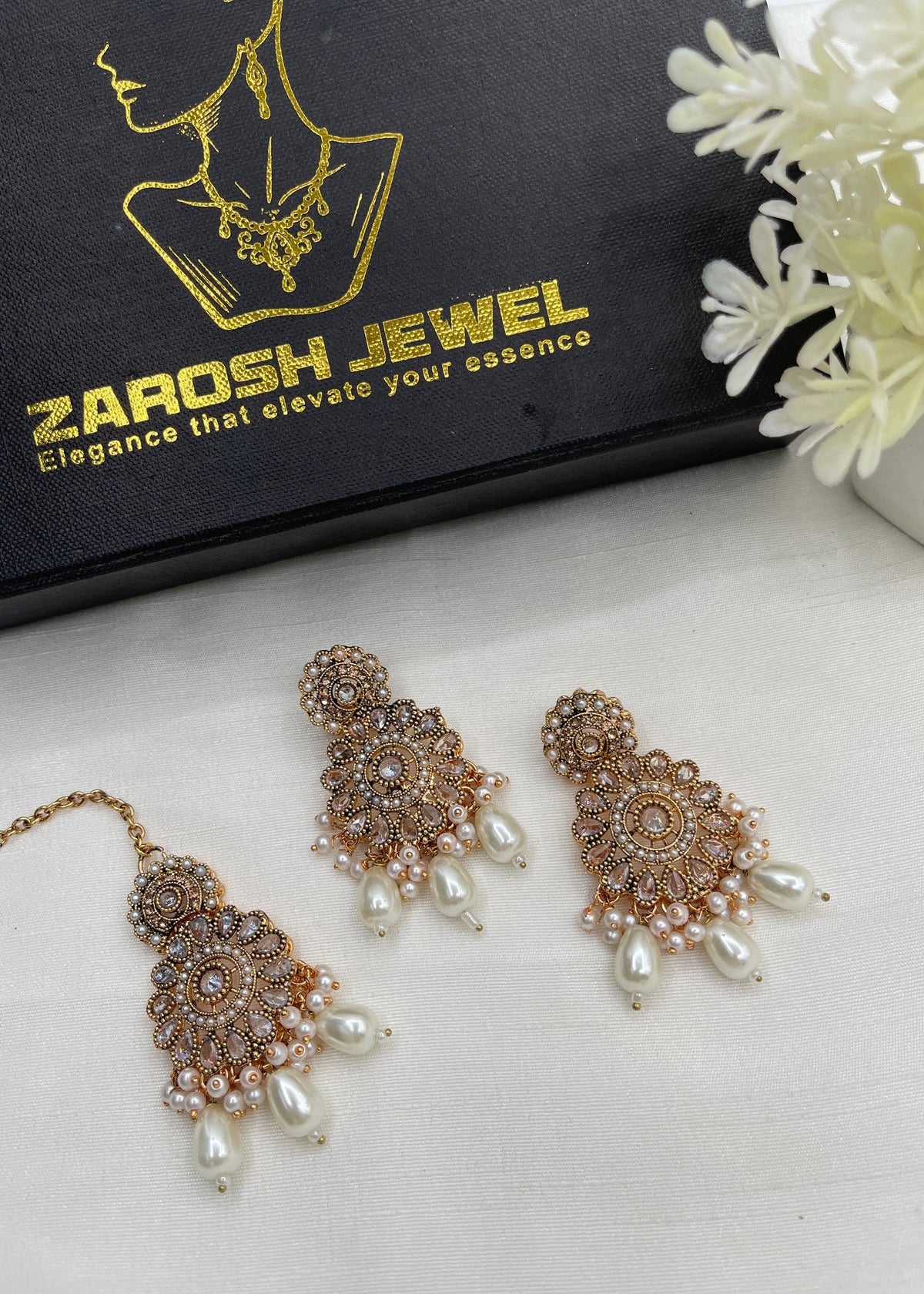 Shop the Emma Earrings Tikka from Zarosh Jewel
