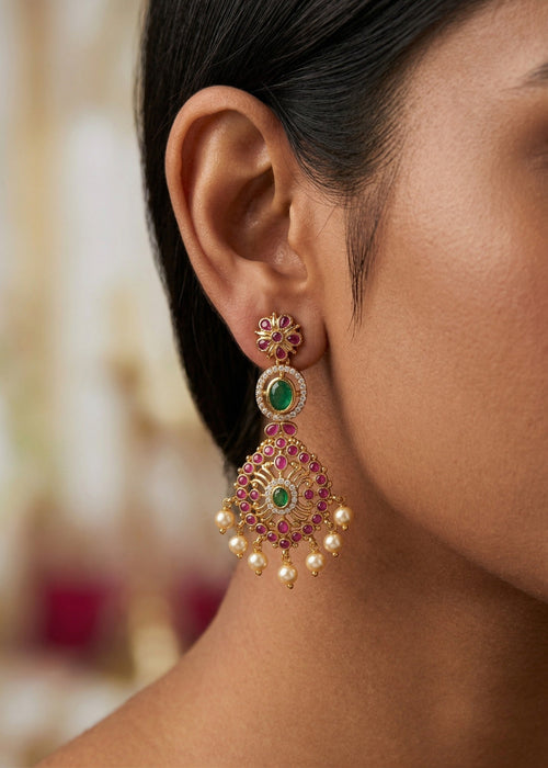 Shop the Empress Rose Earrings from Zarosh Jewel