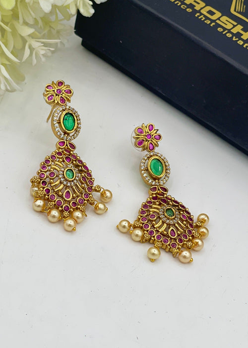 Shop the Empress Rose Earrings from Zarosh Jewel