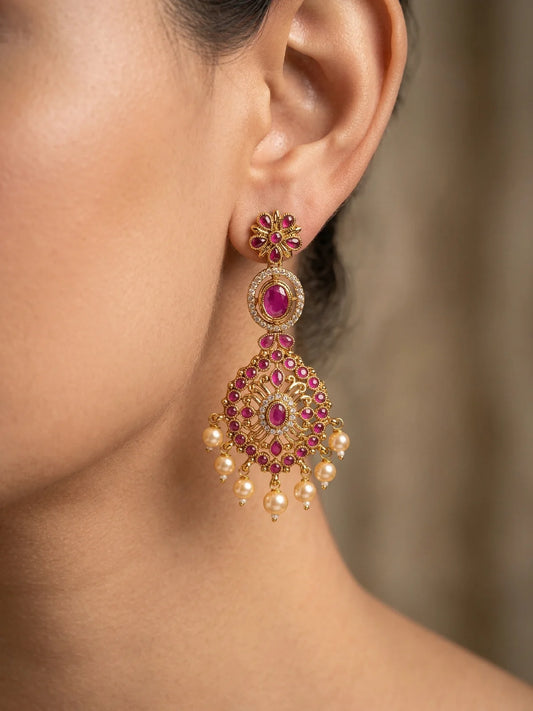 Empress Rose Earrings | ZAROSH JEWEL