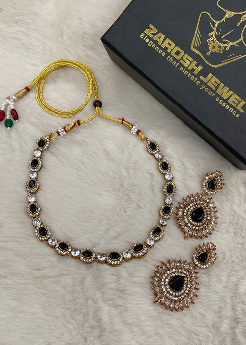 Shop the Eshaan Necklace Set from Zarosh Jewel