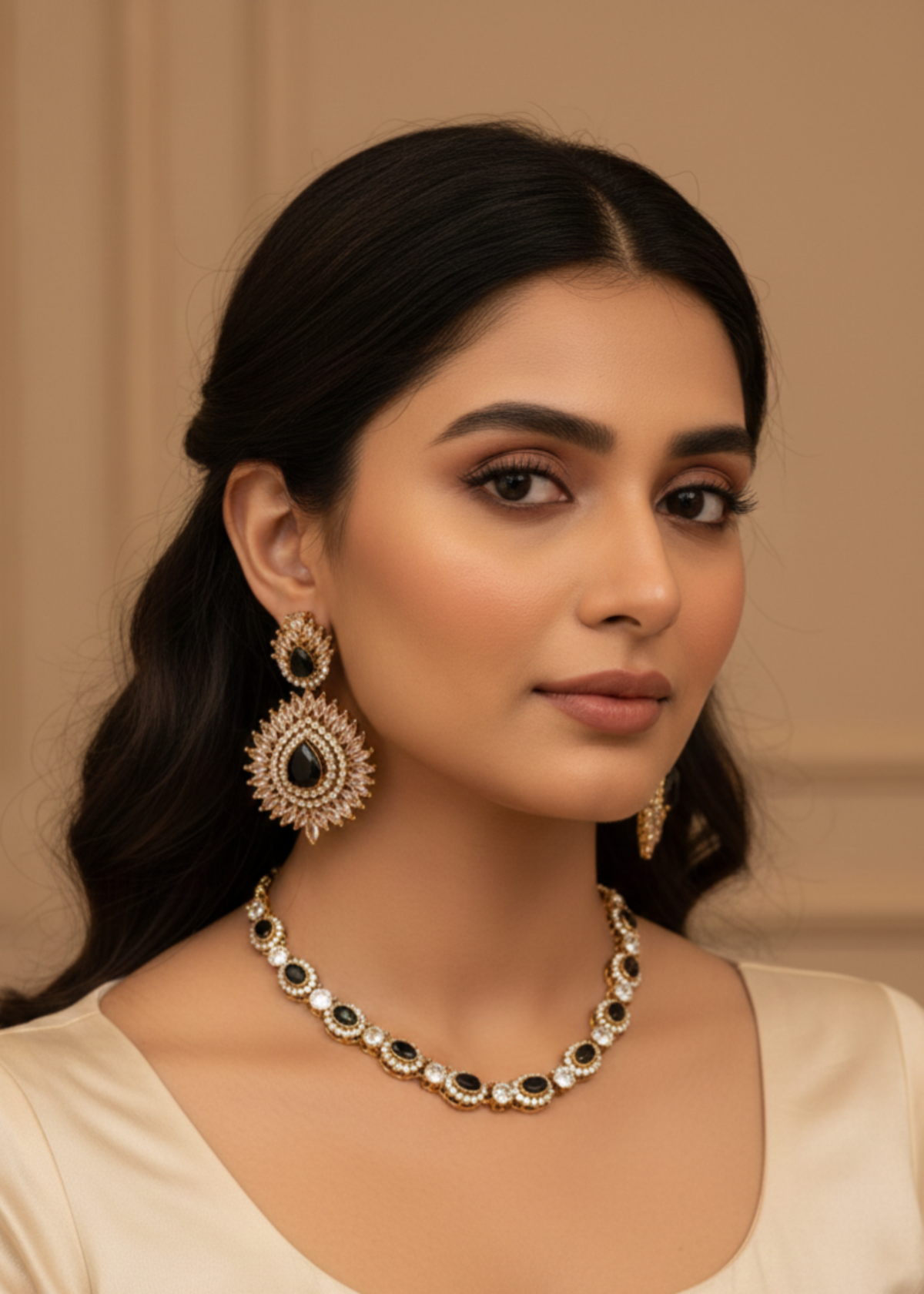 Shop the Eshaan Necklace Set from Zarosh Jewel