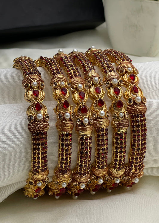 Shop the Eshal Luxe Bangles from Zarosh Jewel