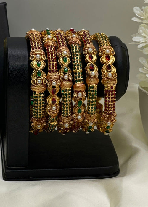 Shop the Eshal Luxe Bangles from Zarosh Jewel