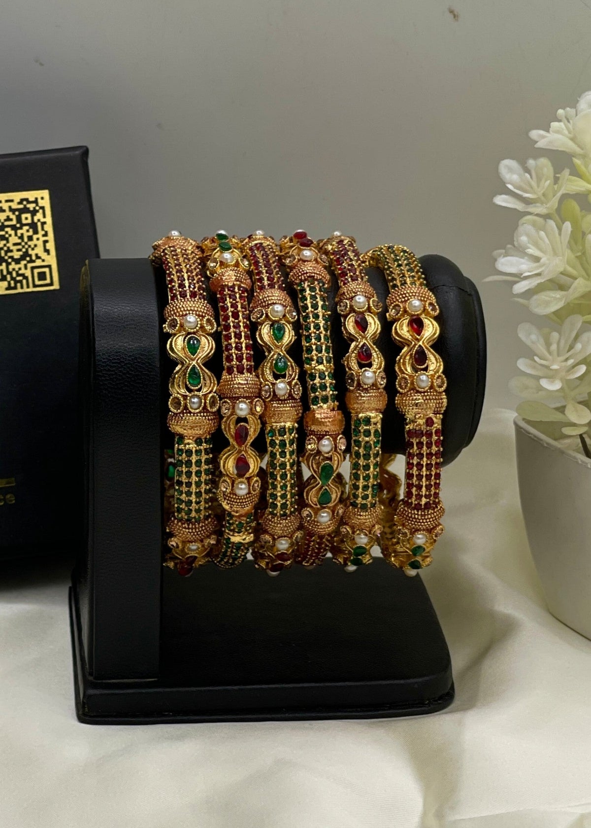 Shop the Eshal Luxe Bangles from Zarosh Jewel