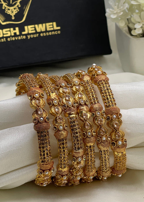 Shop the Eshal Luxe Bangles from Zarosh Jewel