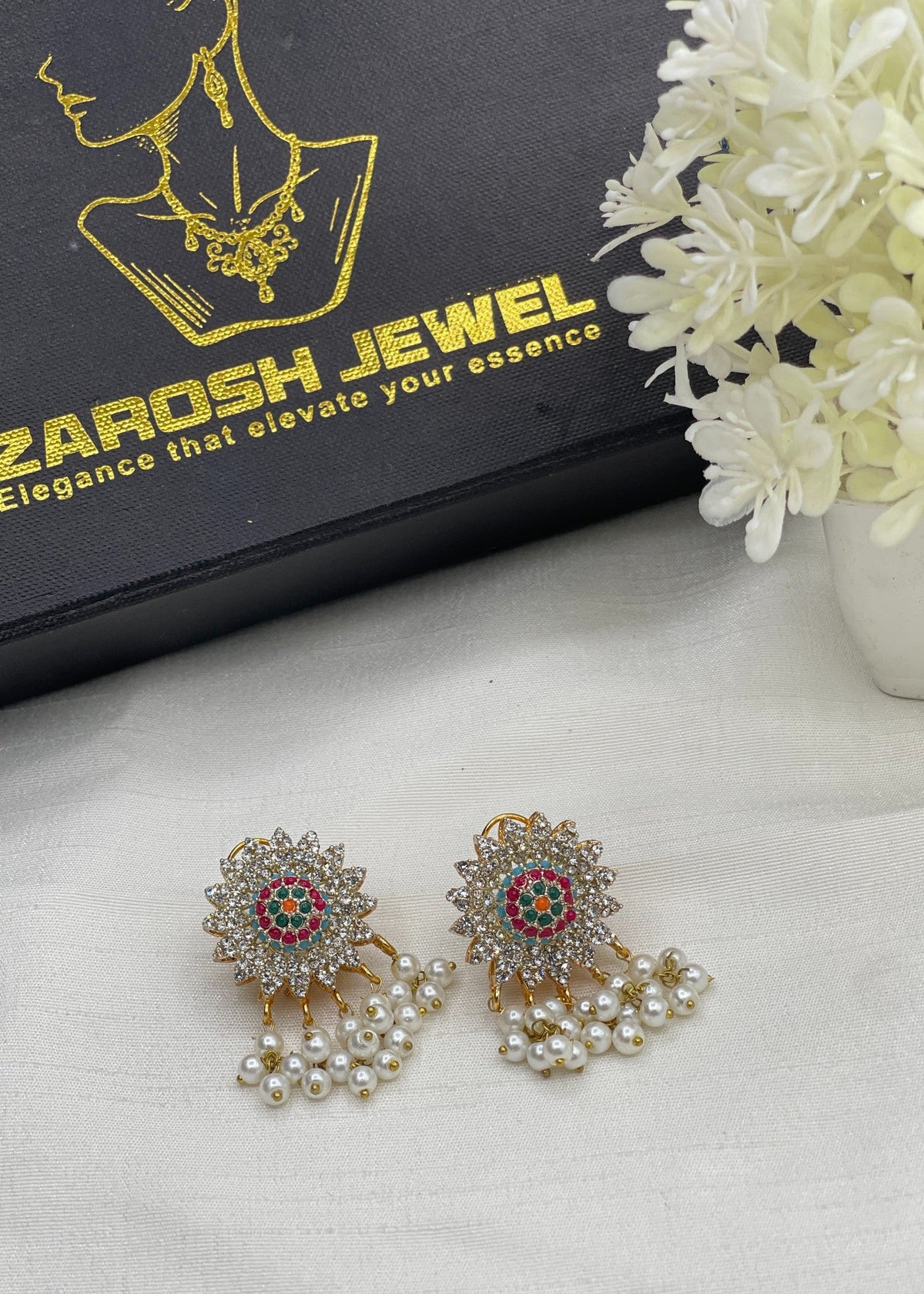 Shop the Esme Earrings from Zarosh Jewel