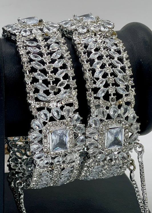 Shop the Ethereal Grace Bangles Openable from Zarosh Jewel