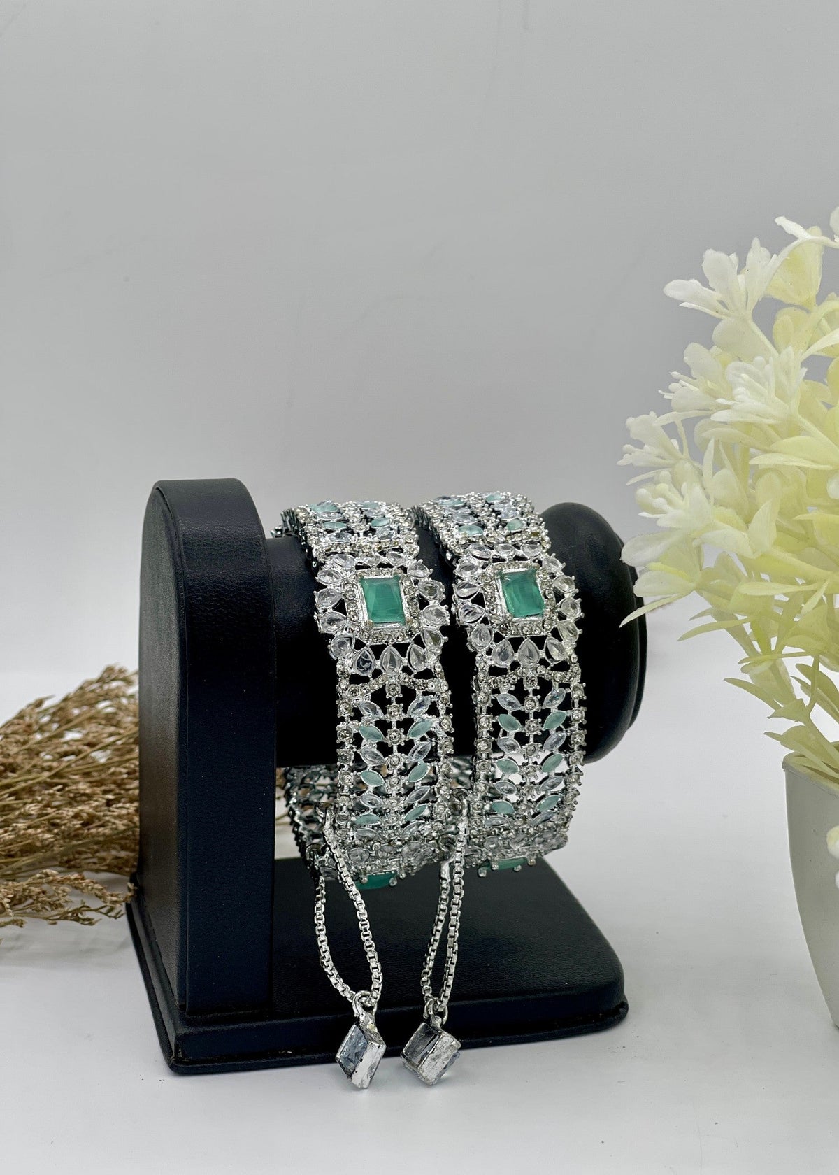 Shop the Ethereal Grace Bangles Openable from Zarosh Jewel