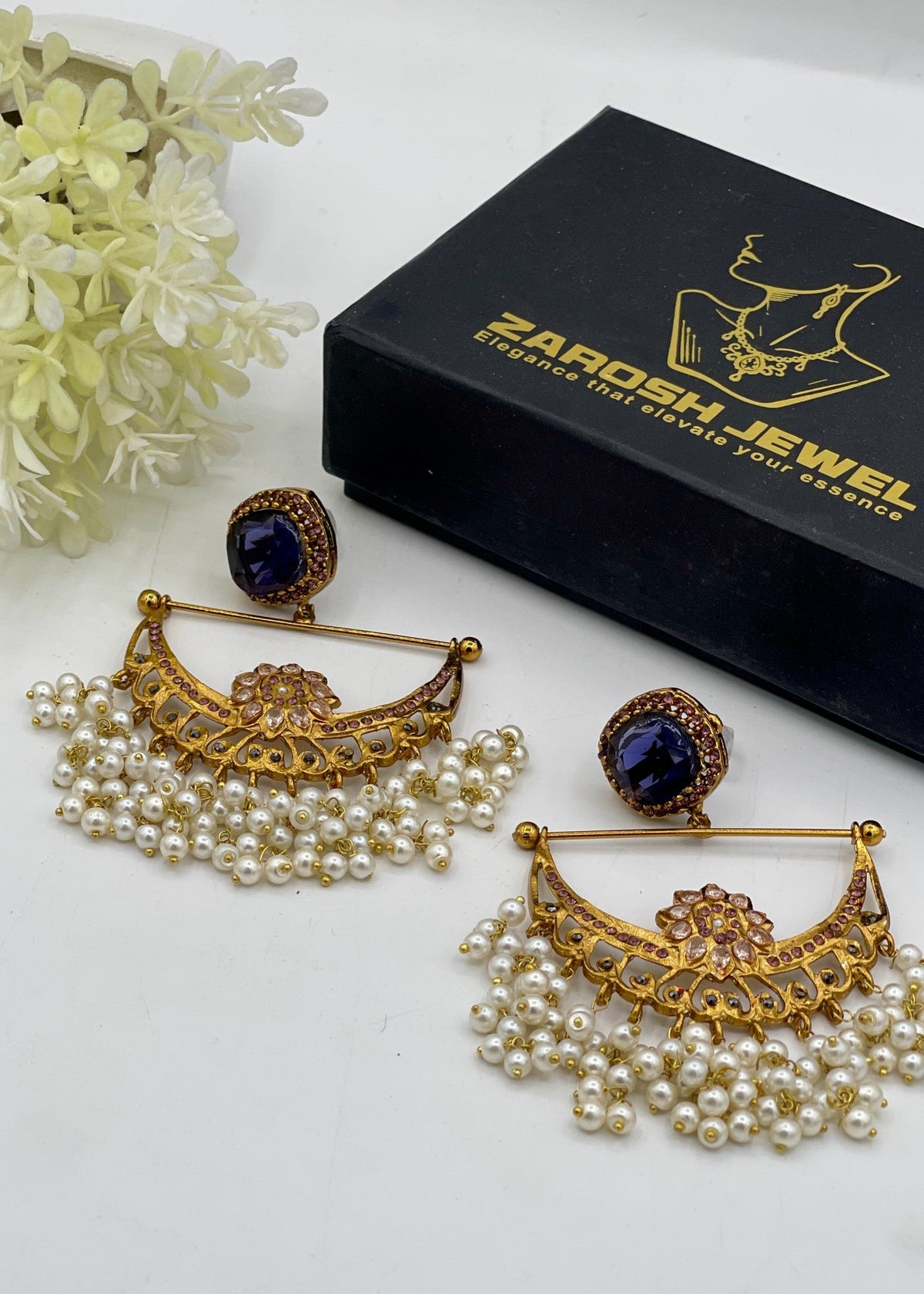 Shop the Fabihaa Earrings from Zarosh Jewel