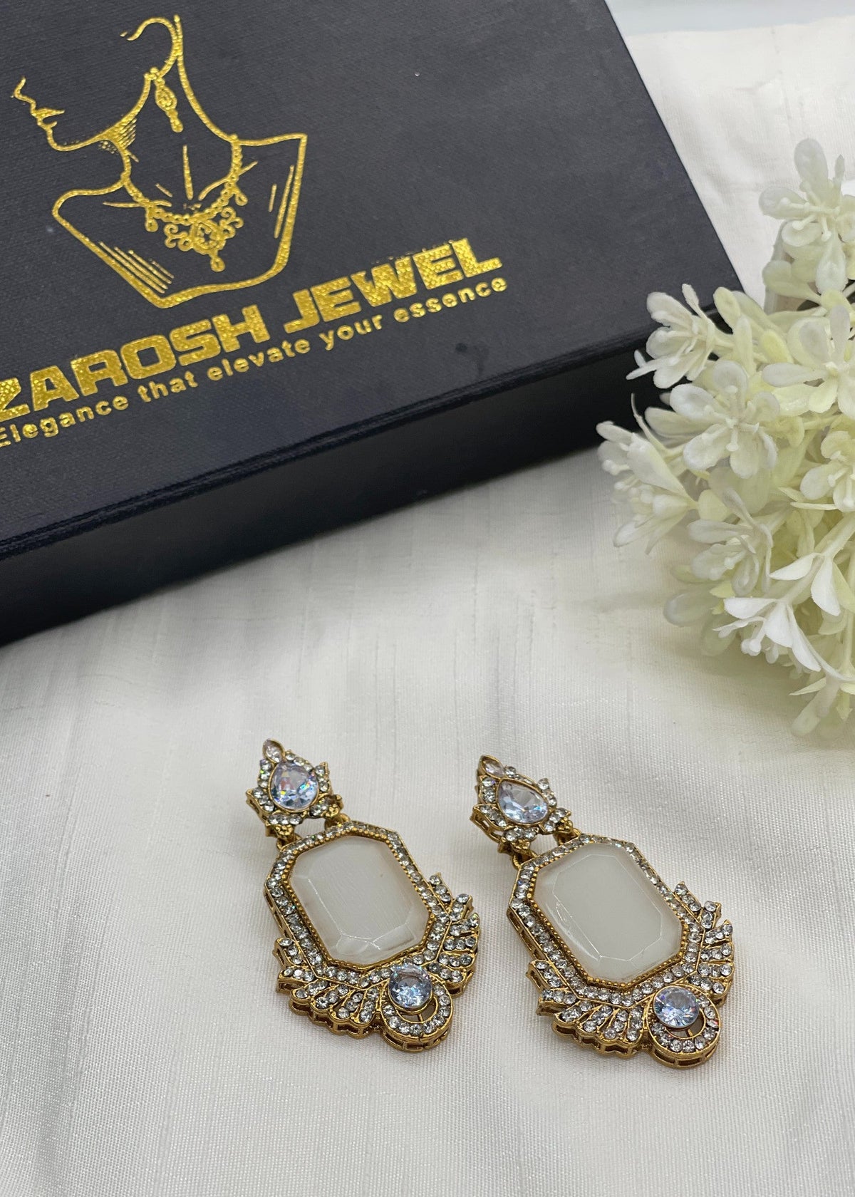 Shop the Fadhila Earrings from Zarosh Jewel
