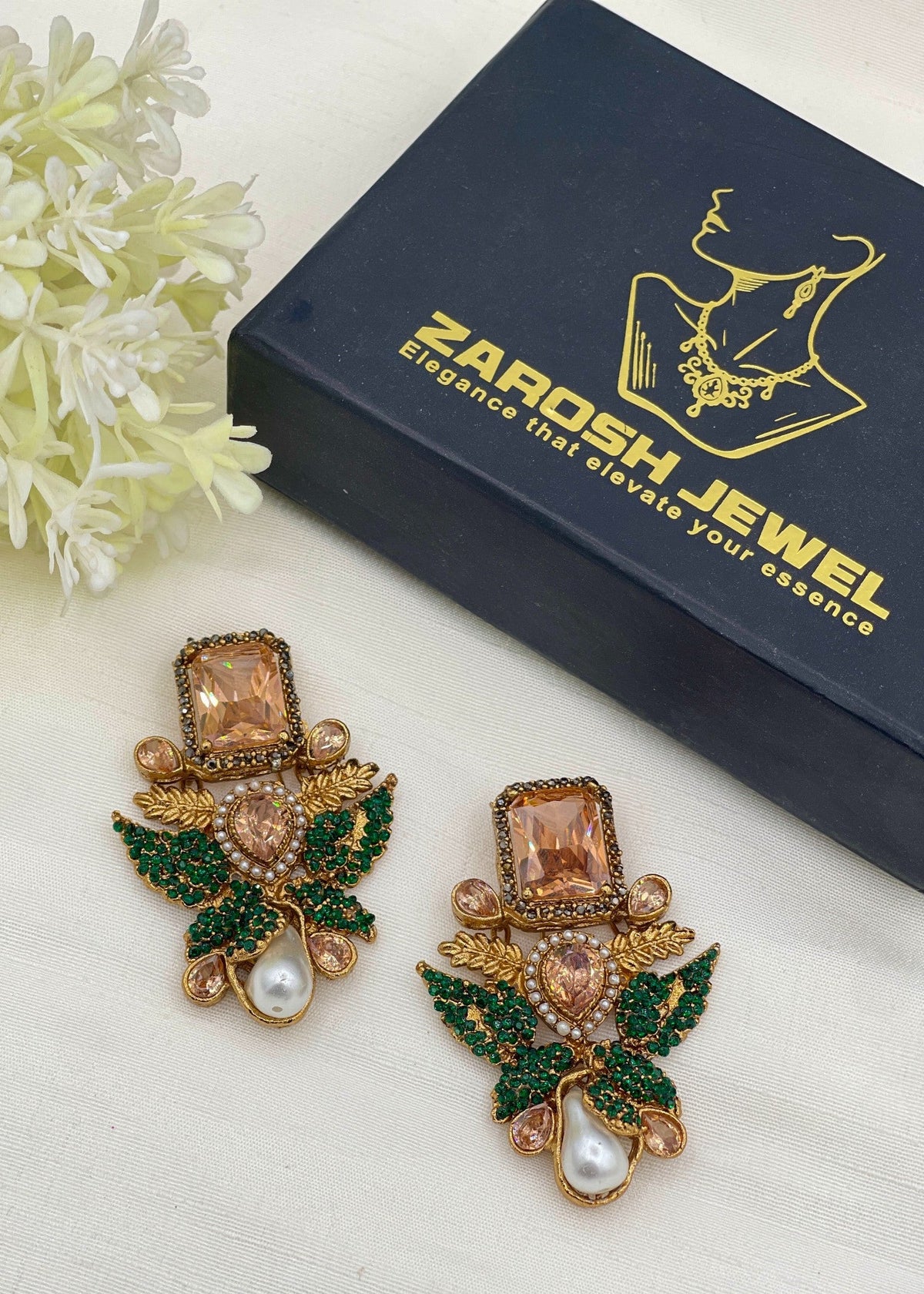 Shop the Fadwa Earrings from Zarosh Jewel