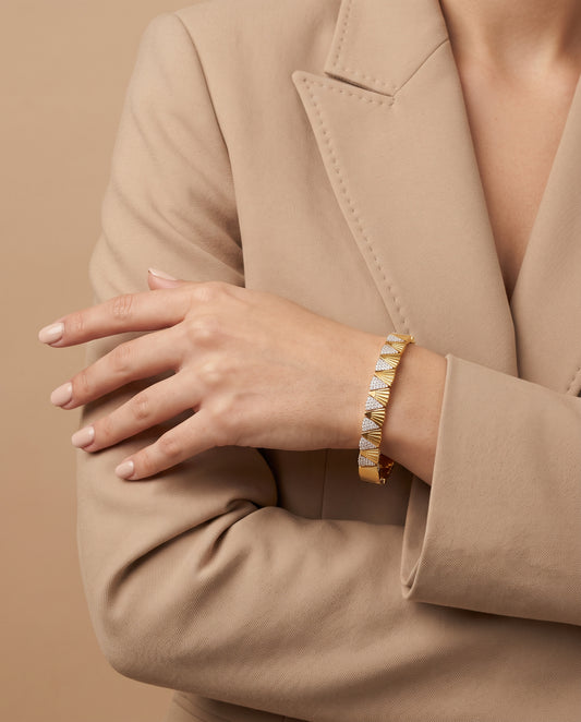Faiza Openable Bracelet by Zarosh Jewel