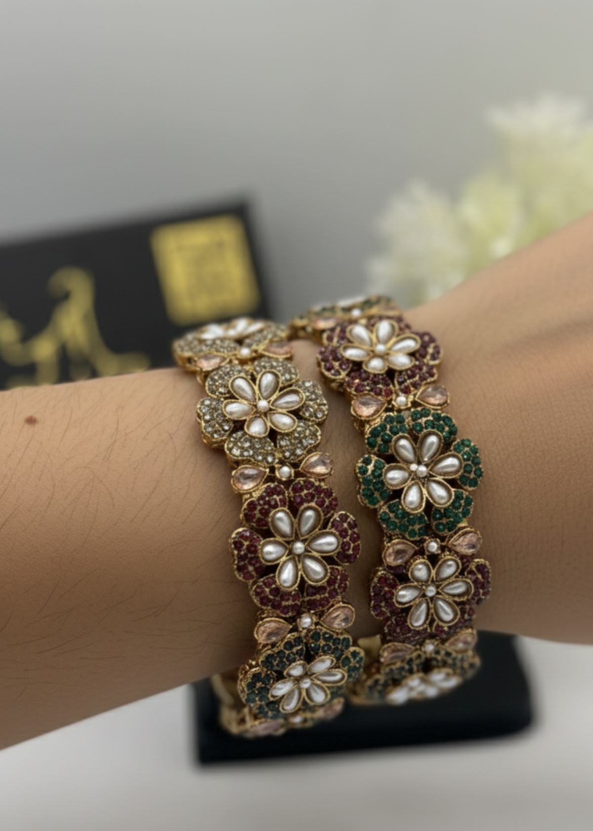 Shop the Falak Openable Bangles from Zarosh Jewel