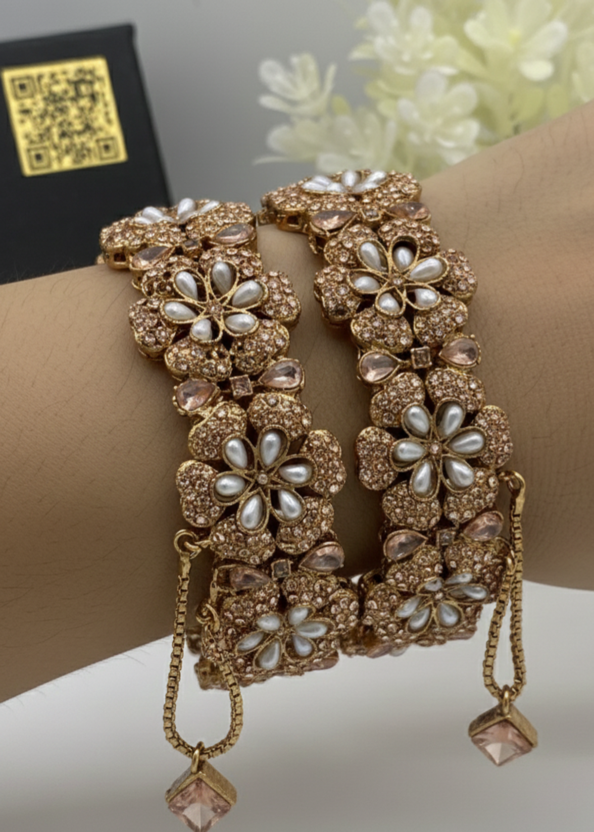 Shop the Falak Openable Bangles from Zarosh Jewel