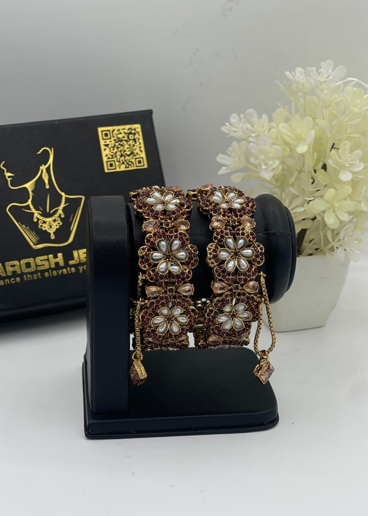 Shop the Falak Openable Bangles from Zarosh Jewel