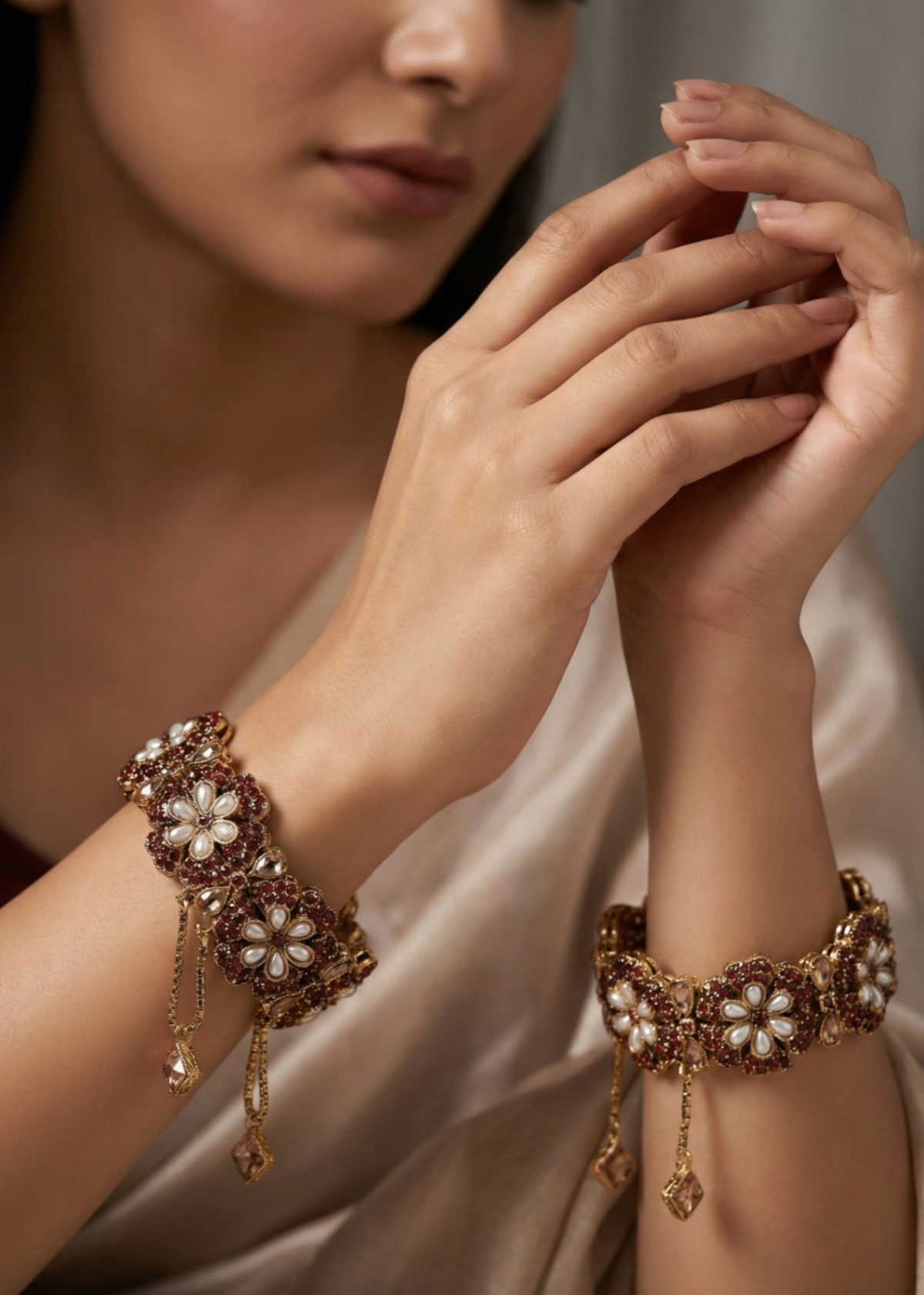Shop the Falak Openable Bangles from Zarosh Jewel