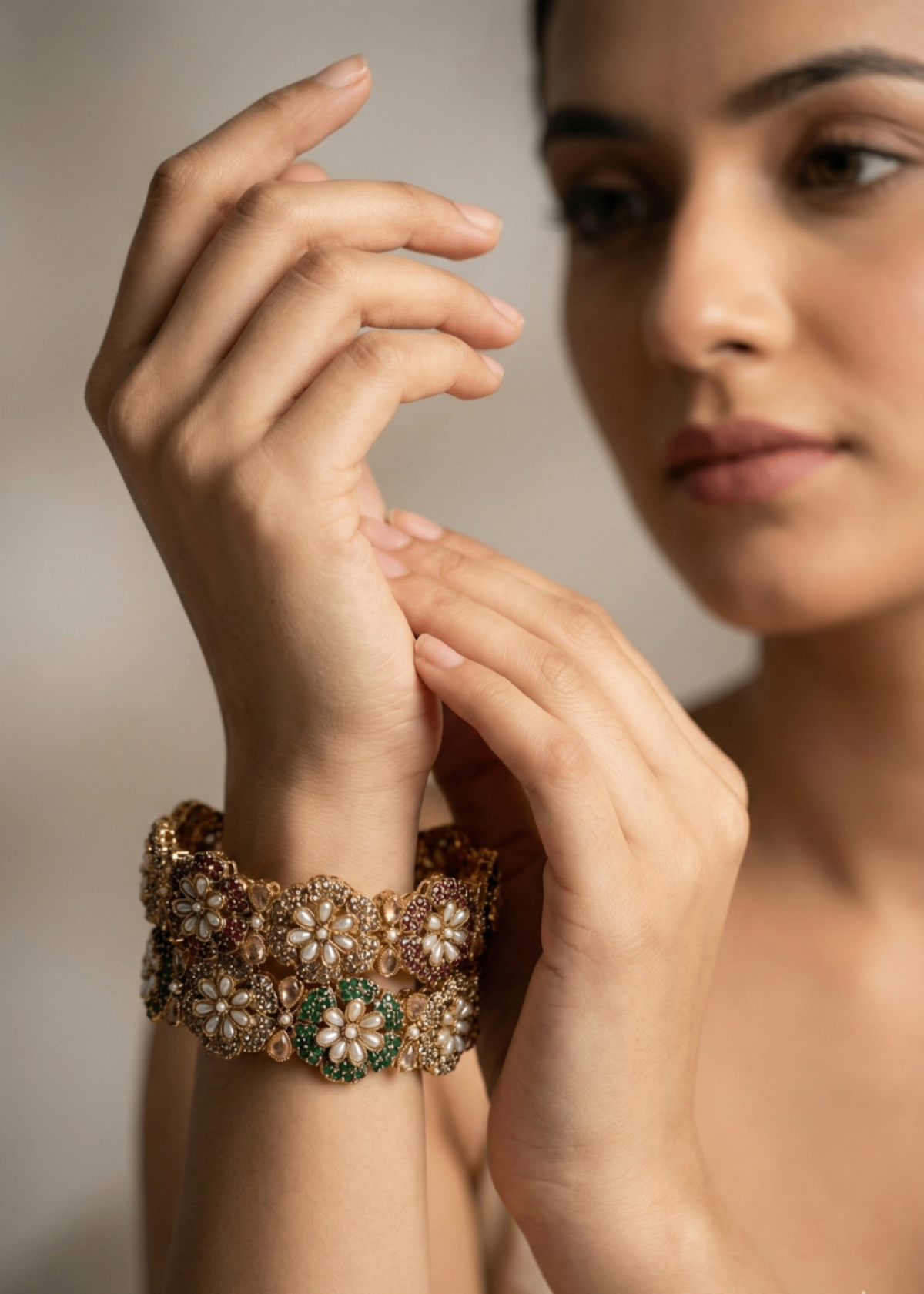 Shop the Falak Openable Bangles from Zarosh Jewel