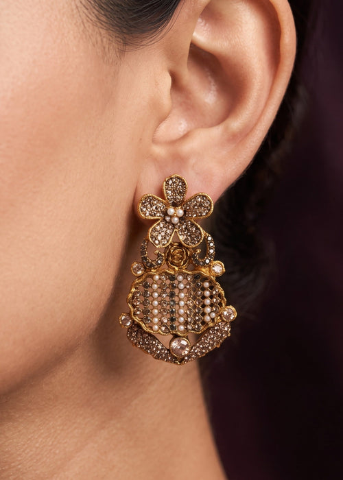 Shop the Falaknaaz Traditional Earring from Zarosh Jewel