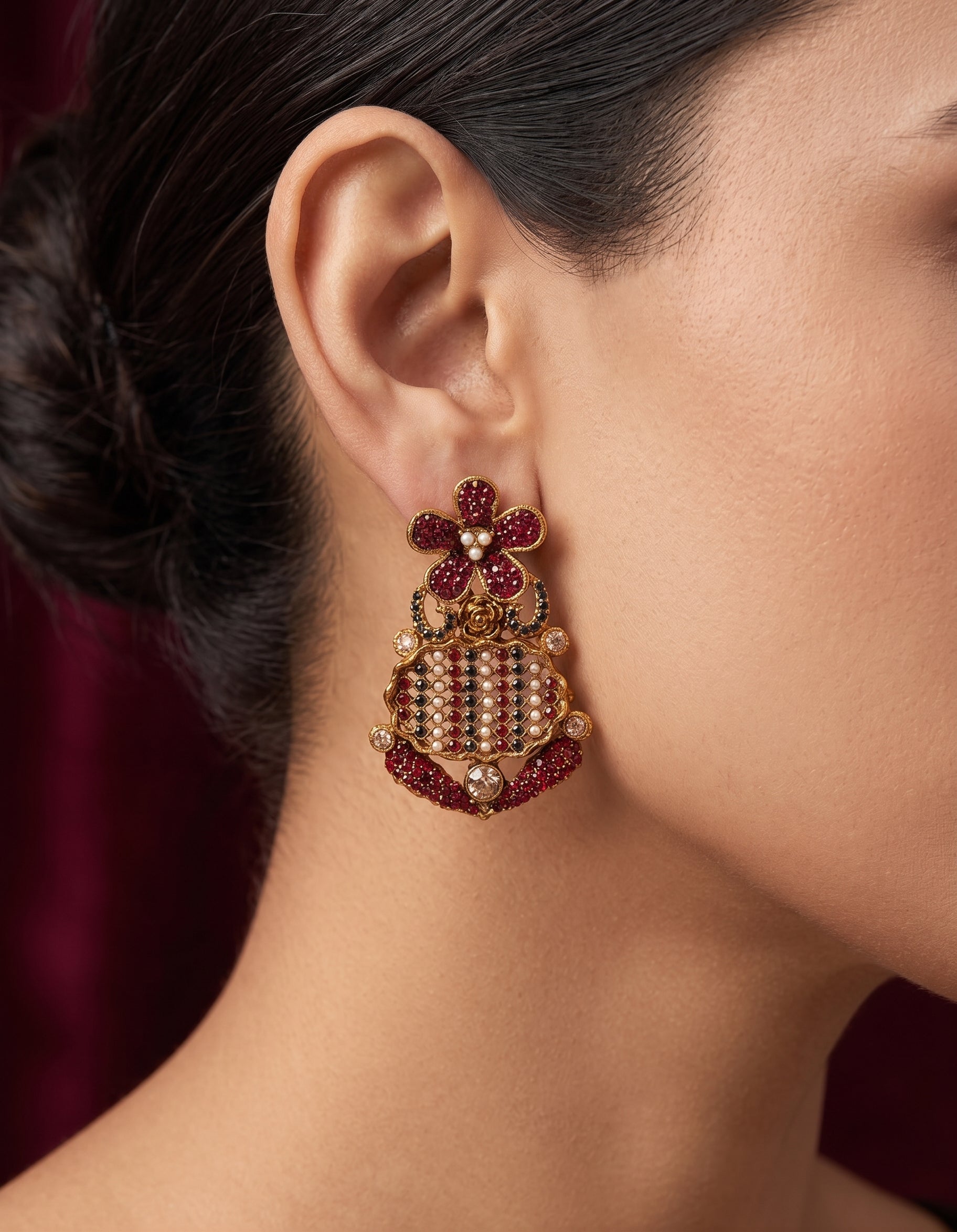 Falaknaaz  Traditional Earring
