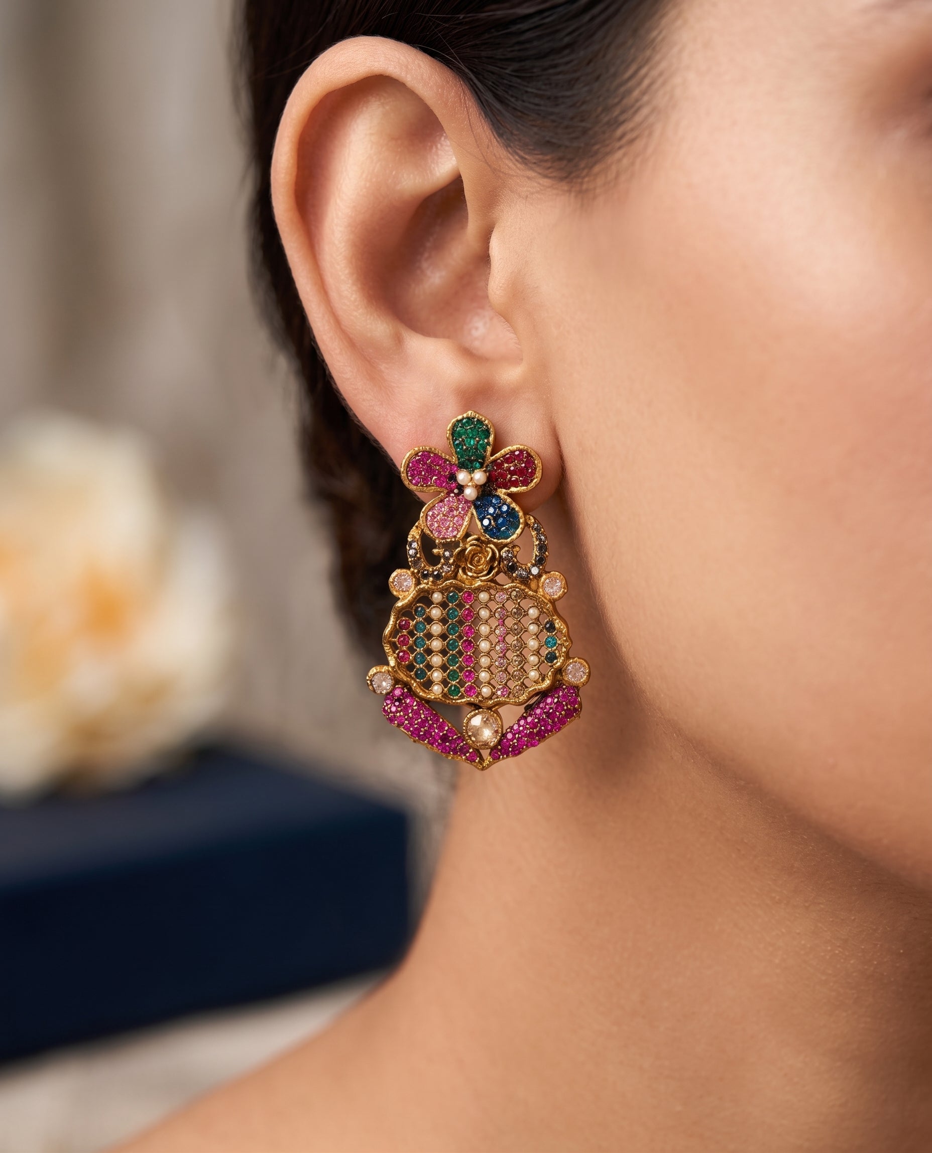 Falaknaaz  Traditional Earring