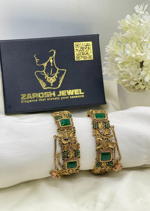 Shop the Falisha Adjustable Bangle from Zarosh Jewel