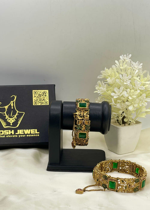 Shop the Falisha Adjustable Bangle from Zarosh Jewel