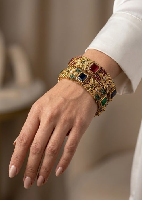 Shop the Falisha Adjustable Bangle from Zarosh Jewel