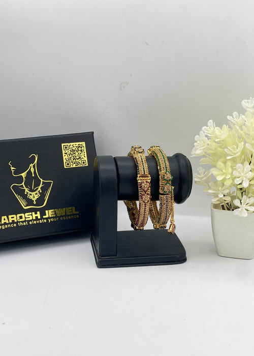 Shop the Farah Openable Bangle Set from Zarosh Jewel