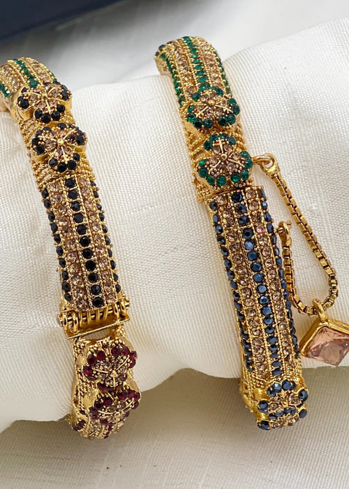 Shop the Farah Openable Bangle Set from Zarosh Jewel