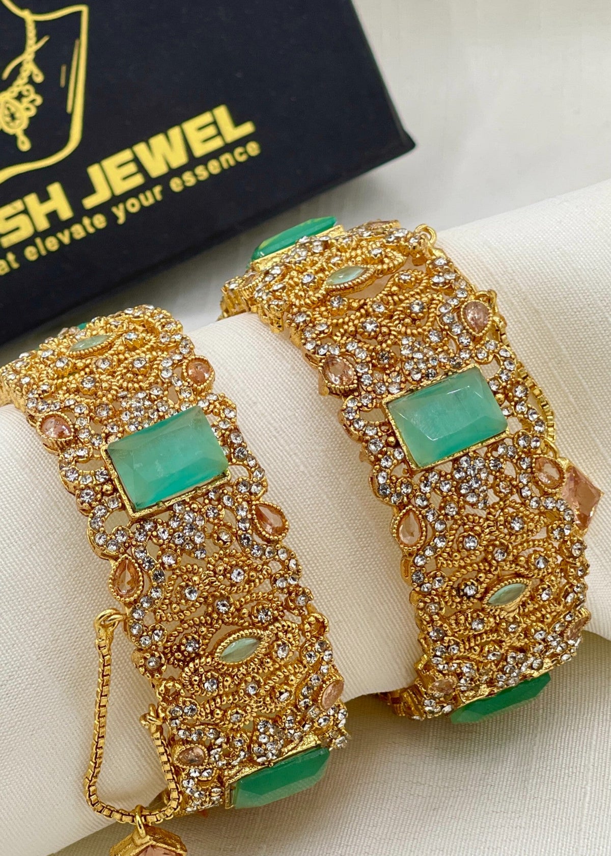 Shop the Fariya Openable Bangle Set from Zarosh Jewel