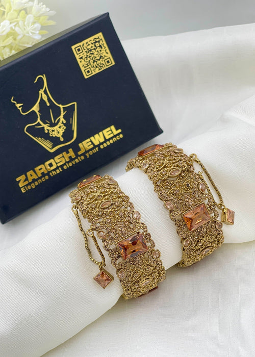Shop the Fariya Openable Bangle Set from Zarosh Jewel