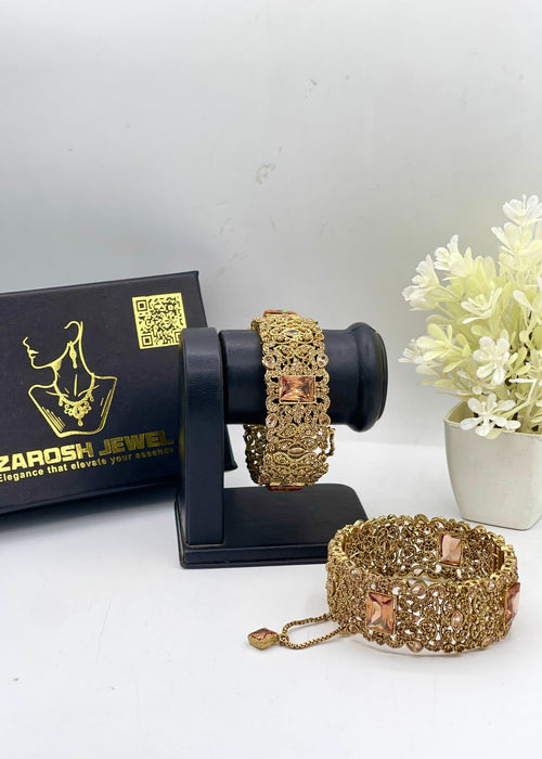 Shop the Fariya Openable Bangle Set from Zarosh Jewel