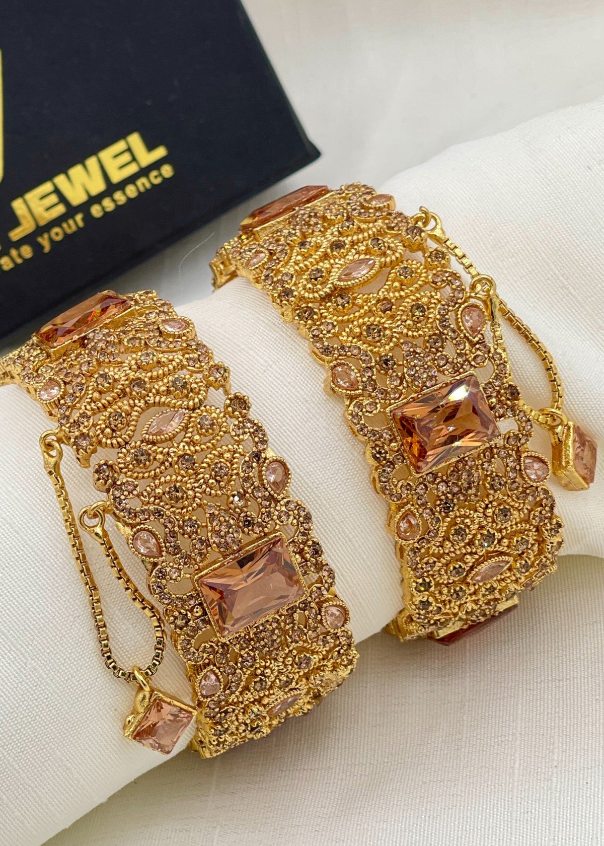 Shop the Fariya Openable Bangle Set from Zarosh Jewel
