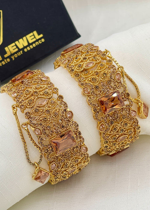 Shop the Fariya Openable Bangle Set from Zarosh Jewel