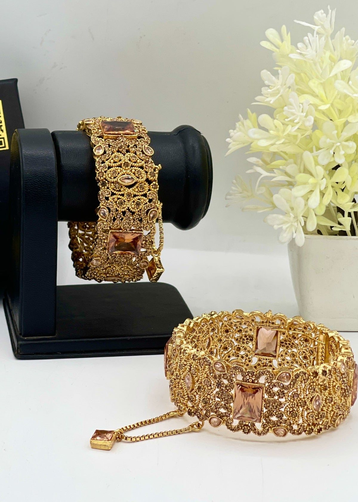 Shop the Fariya Openable Bangle Set from Zarosh Jewel