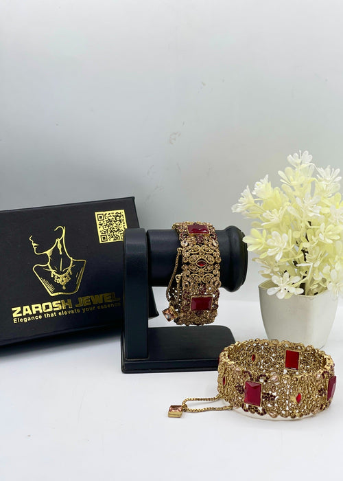 Shop the Fariya Openable Bangle Set from Zarosh Jewel