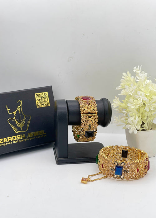 Shop the Fariya Openable Bangle Set from Zarosh Jewel