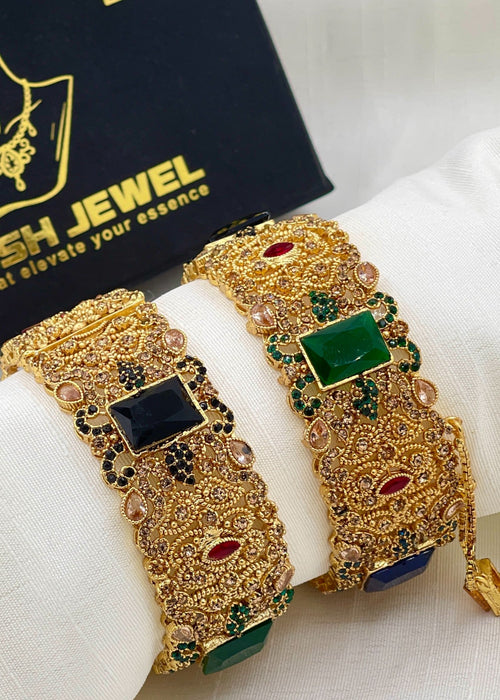 Shop the Fariya Openable Bangle Set from Zarosh Jewel