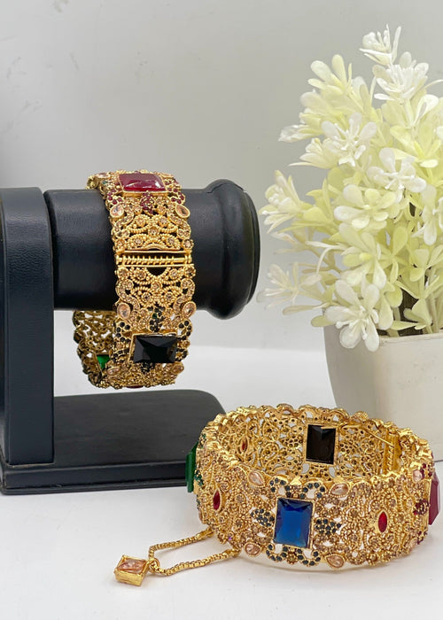 Shop the Fariya Openable Bangle Set from Zarosh Jewel
