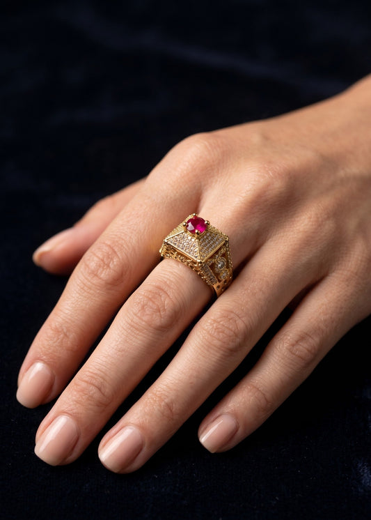 Farzana Ring by Zarosh Jewel